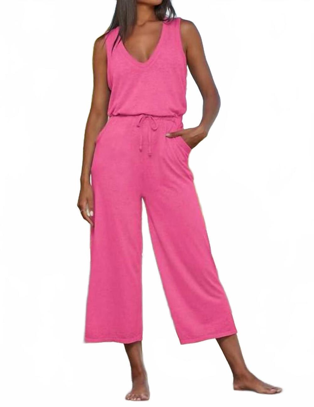 NEW BECCA beach date jumpsuit in pgl - pink